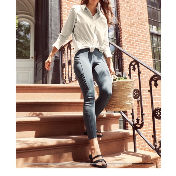 Athleta Delancey moto tights black Small Black - Picture 5 of 15